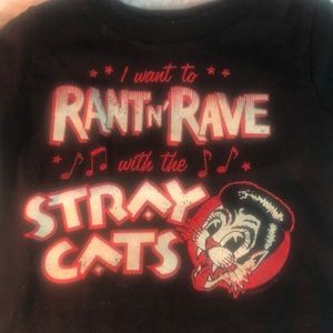 Stray Cats band t-shirt- size 18-24mo short sleeve